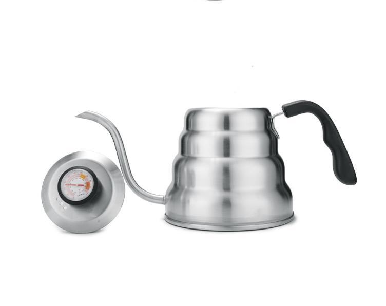 Coffee Pot with Thermometer Long Spout Tea Kettle Pot with Long Narrow Spout