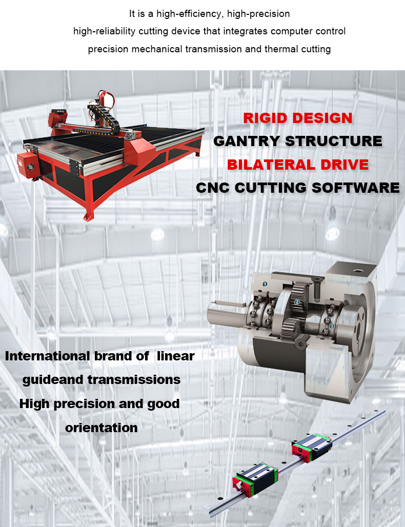 CNC Plasma Power Source CNC Table Plasma Cutting Machine 1530