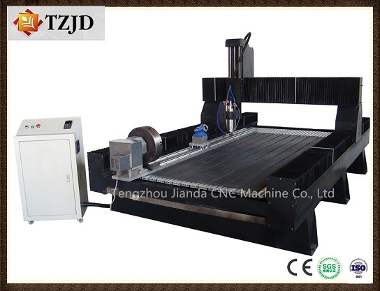4 Axis CNC Router Stone CNC Cylinder Engraving Machine