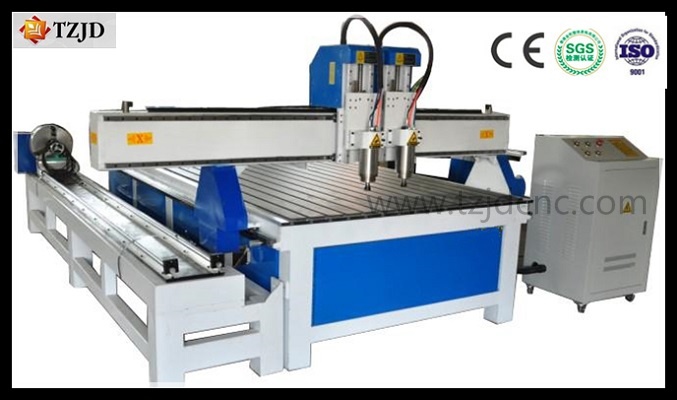 CNC Router 4 Axis Woodworking CNC Machine with Cylinder Rotary