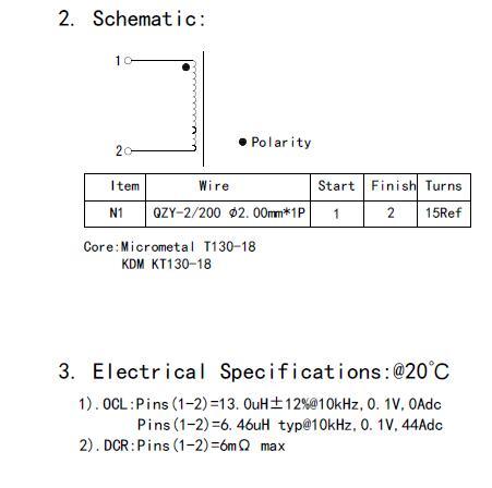 Factory Price Differential Mode Choke Inductor