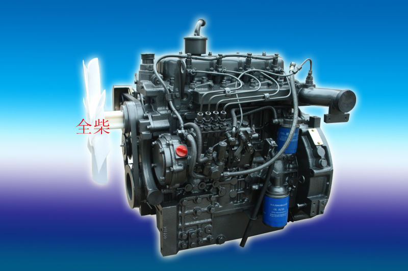 3 Cylinder 4cylinders Water Cooled Diesel Engine 25HP 75HP