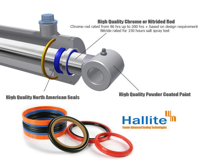 Welded Heavy Duty Hydraulic Cylinders with Hydraulic Manifold Blocks