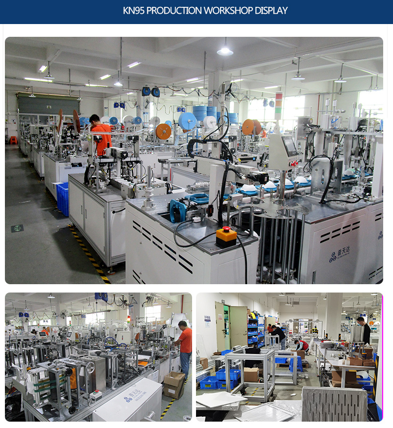 Putianda Factory Full Automatic Kf94 Mask Manufacturing Line Marking Machine Non-Woven Fabric Making Production Manufacturing