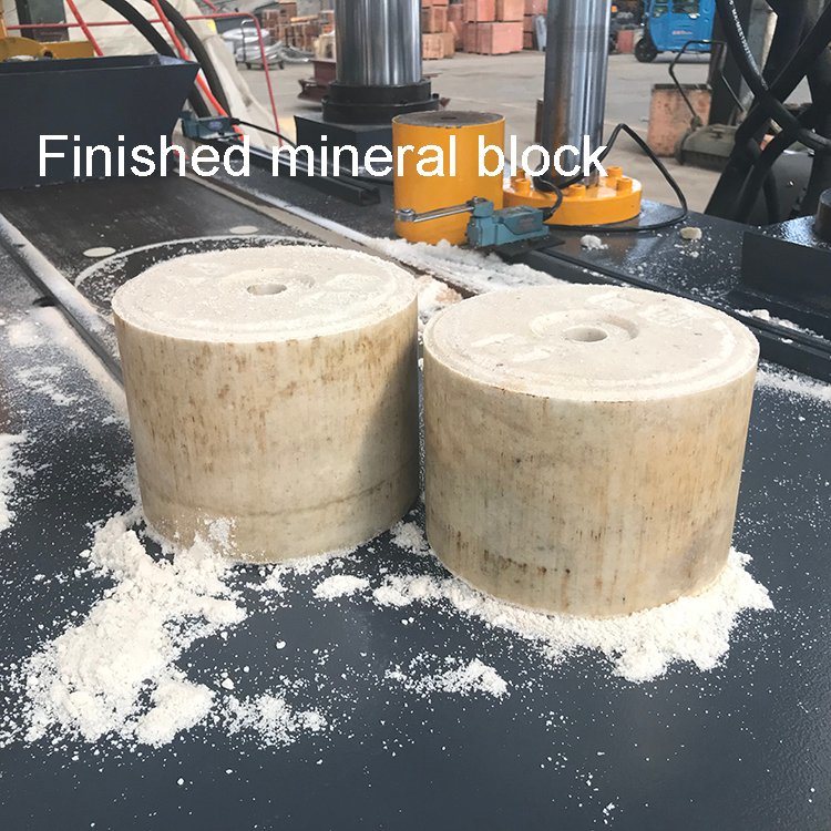 Square/Cylindrical Mineral Block Animal Salt Licking Block Making Hydraulic Press Machine
