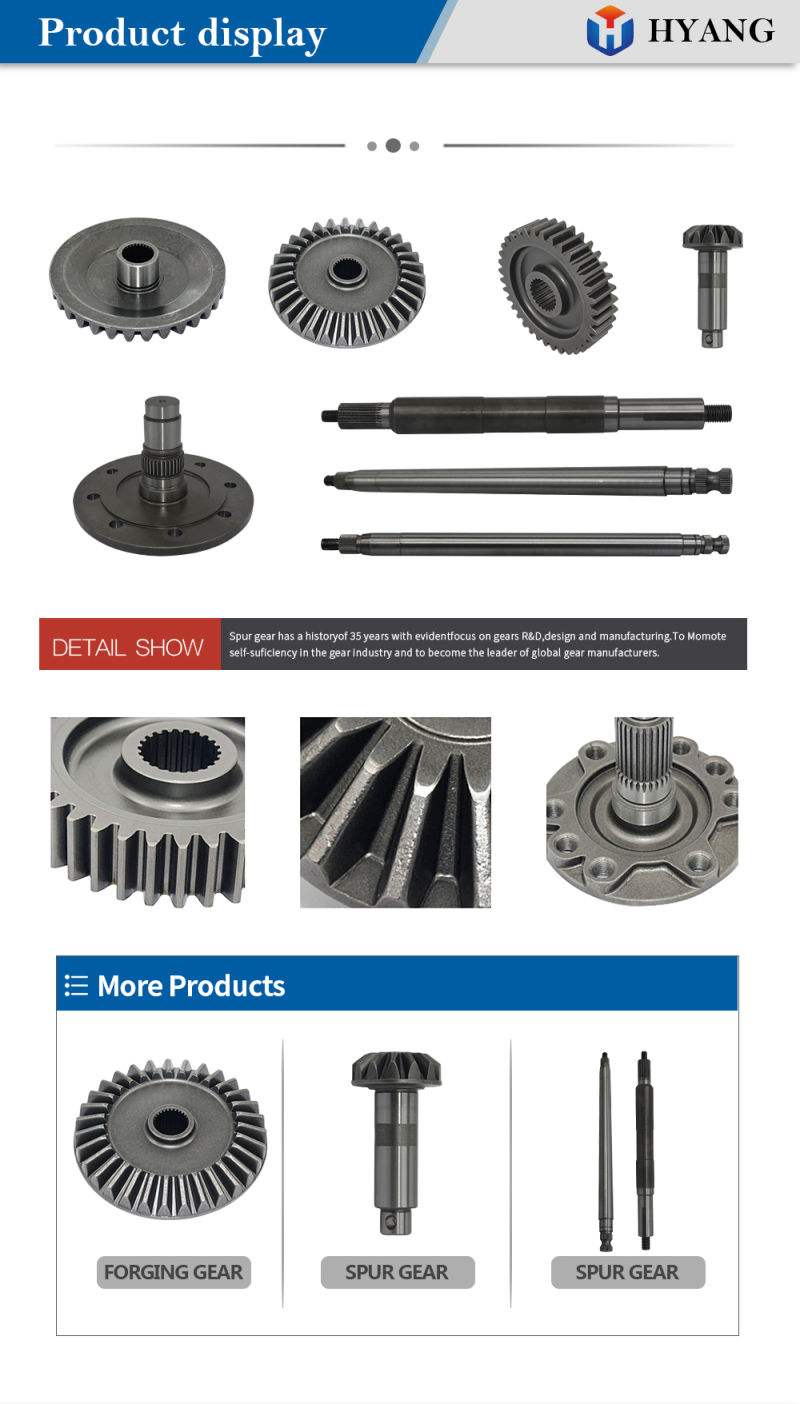 Straight Bevel Gear Gear Tricycles Differential Gear Set