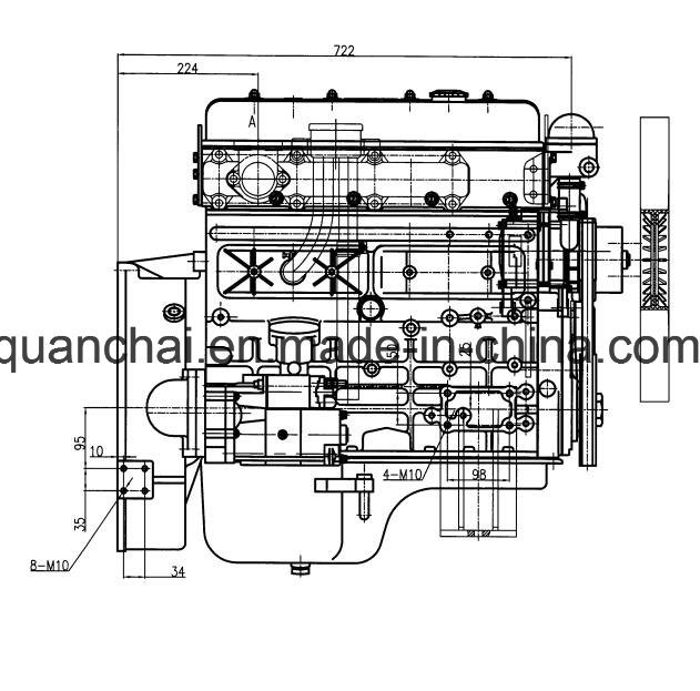 Manufacturer Well Made High Quality Cylinder Bore * Stroke 105*118mm Diesel Engine