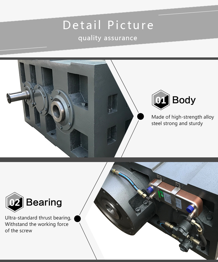 Reduction Gearbox Zlyj Series High Torque Zlyj 200 Reduction Gearbox for Plastic Single Extruder