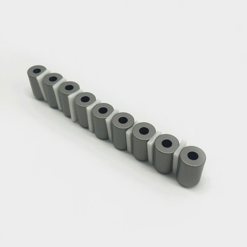 N50h Permanent Cylinder Magnet Tube with Hole Passivated Coating