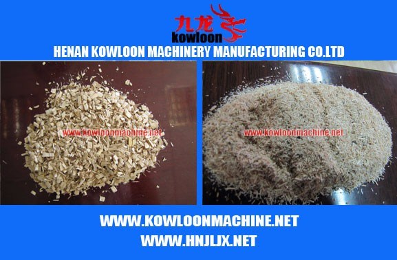 Different End Product Size High Efficiency Wood Chips Machine