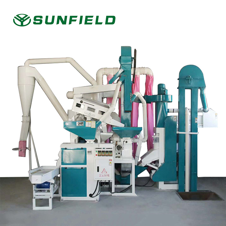 Complete Set Rice Processing Rice Mill Machine