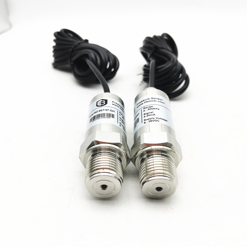 4-20mA Gas Differential Pressure Sensor Small Fuel Differential Pressure Sensor 5V 24V Power Supply 150MPa (BST107)