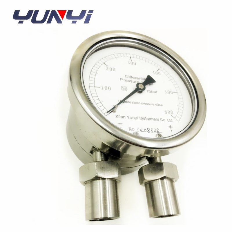 Differential Air Pressure Gauge Meter Differential Water Pressure Gauge Meter