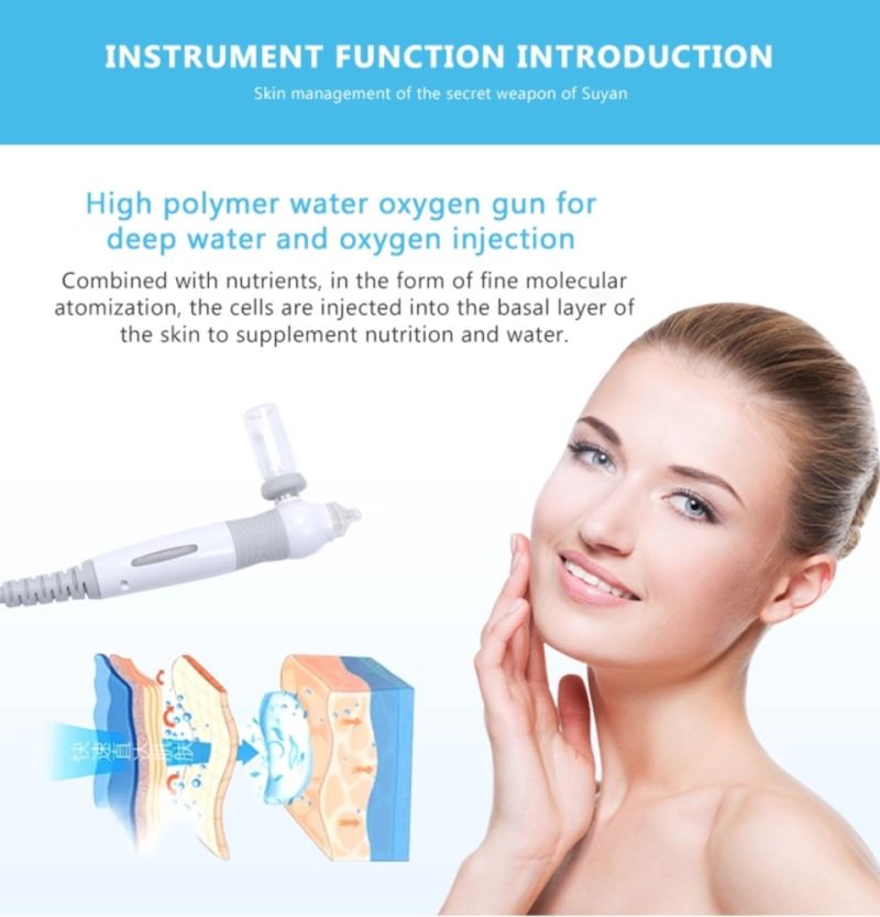 6 in 1 Plasma Thermal Bubble Facial Beauty Rejuvenation Instrument