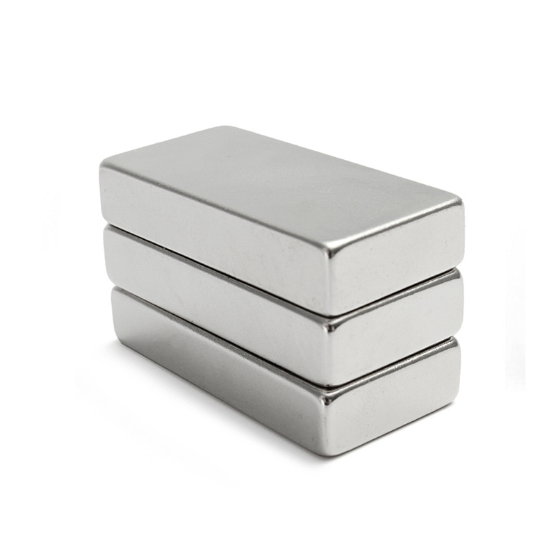 N52 Block Strong Neodymium Magnet with Nickel Coating