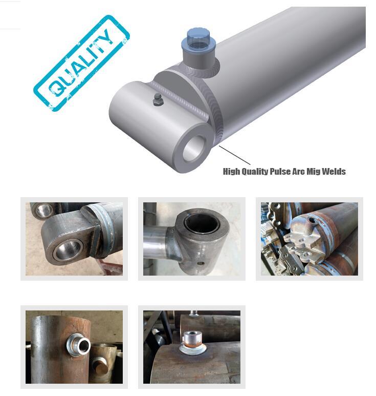 4-Inch Bore and 10-Inch Stroke Clevis Industrial Hydraulic Cylinder