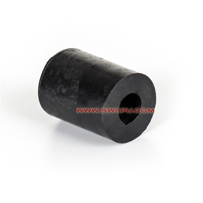 High Wear Resistant Through Hole Solid Rubber Cylinder