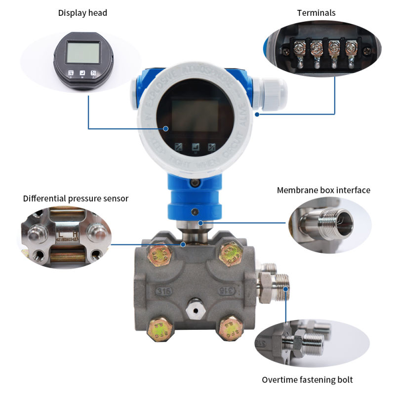 Smart 4-20mA OEM Differential Water Pressure Transmitters