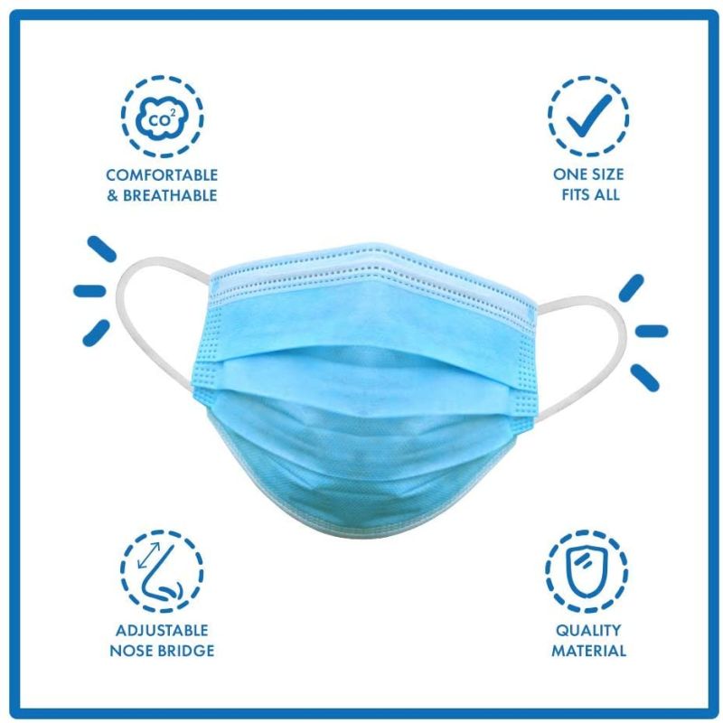Manufacturers Face Mask Disposable Mask Daddy's Choice Purism Manufacturers 3 Ply Disposable Face