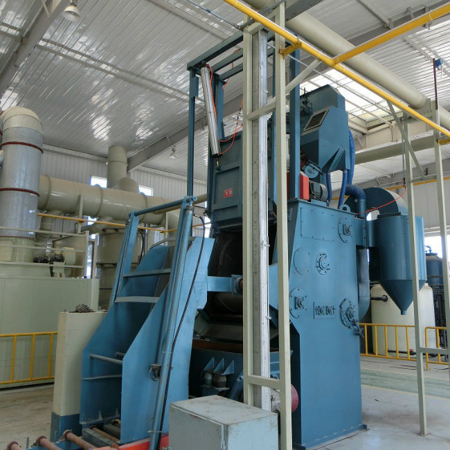 Tumble Belt Wheel Shot Blasting Cleaning Machine for Small Casting Parts