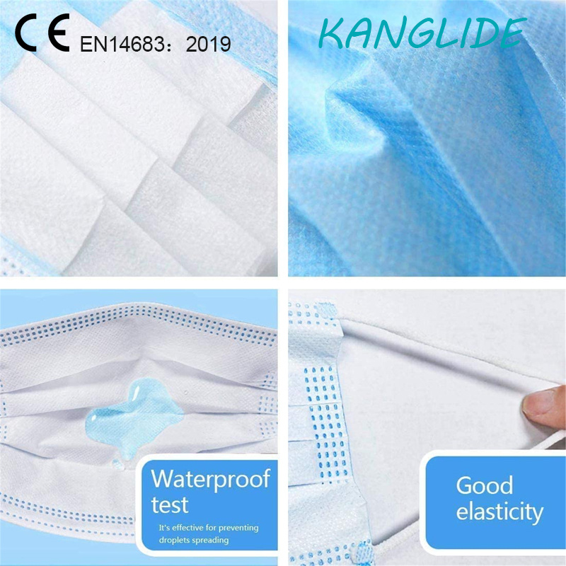Manufacturers Face Mask Disposable Non Woven Selling of Face 3 Ply Manufacturers 3 Layer Earloop Non Woven Disposable Mask