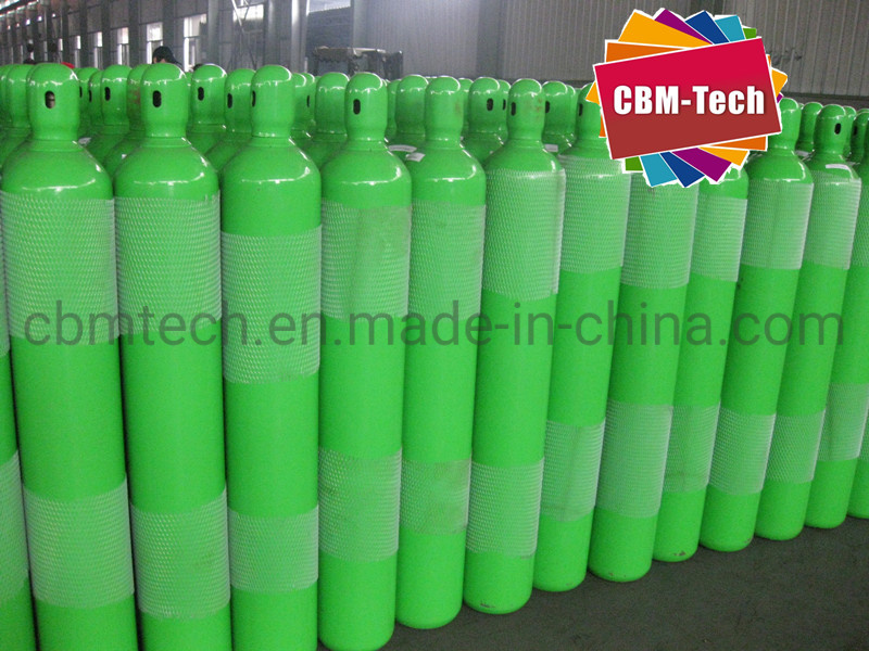 50L Steel Oxygen Gas Cylinders with Round Caps