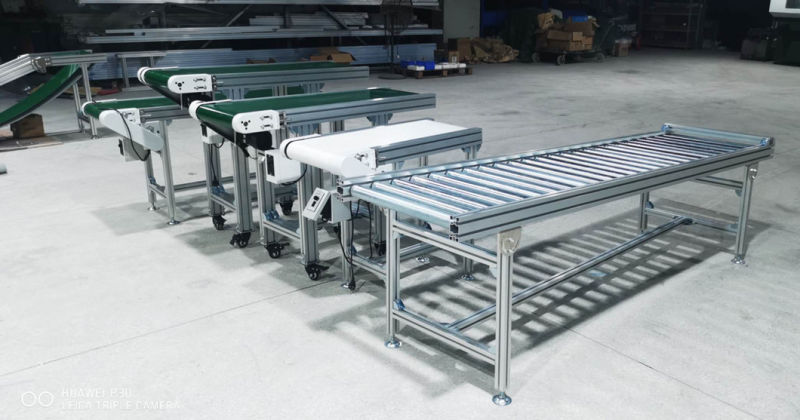 Factory Price Roller Chain Conveyor with Motor