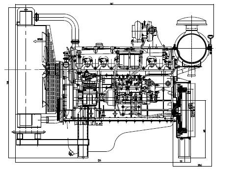 Six Cylinder Diesel Engine, Engine Power, Diesel Engine for Generator