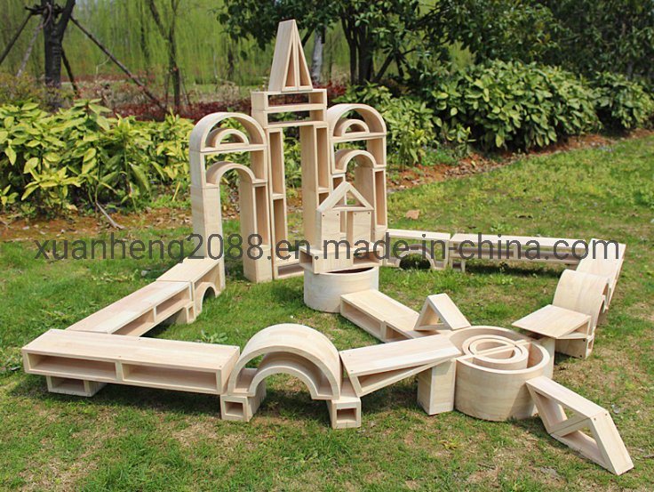 Large Hollow Log Color Blocks Supplier Educational DIY Outdoor Toys