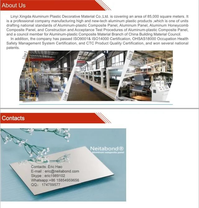 Aluminum Plastic Composite Panel with Factory Price