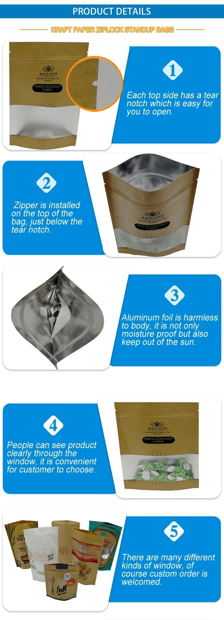 Customized High Quality Spout Pouch Spout Bag