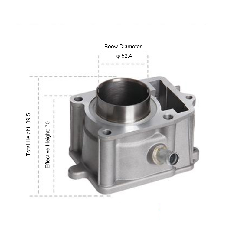 Motorcycle Engine Parts Motorcycle Cylinder Block for CH125