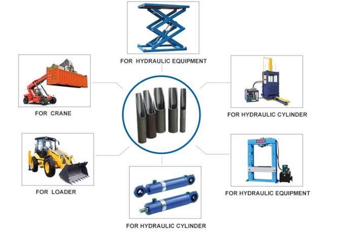 Hydraulic Cylinders Chrome Steel Rod Supplier/Harden Hard Cylinder Hydraulic Piston Rod Material