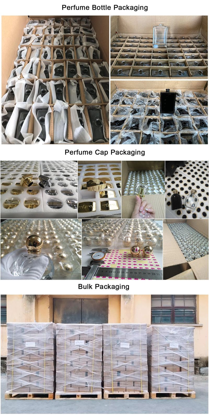 Customized Perfume Bottle/Caps/Paper Boxes Supplier