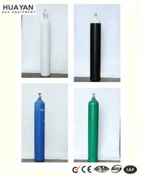 40L 50L Steel Seamless Gas Cylinder Oxygen Cylinder Nitrogen Cylinder Hydrogen Cylinder Welded Cylinder
