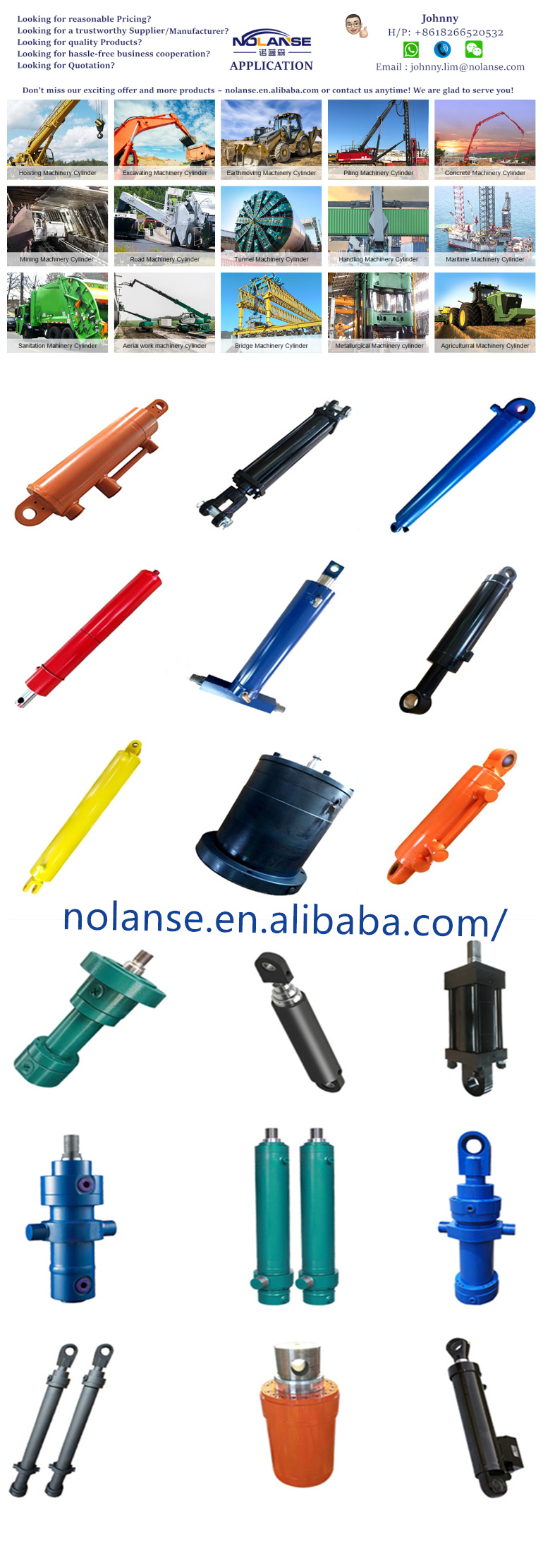 Quality Agricultural Hydraulic Cylinder From Hydraulic Cylinder Manufacturer