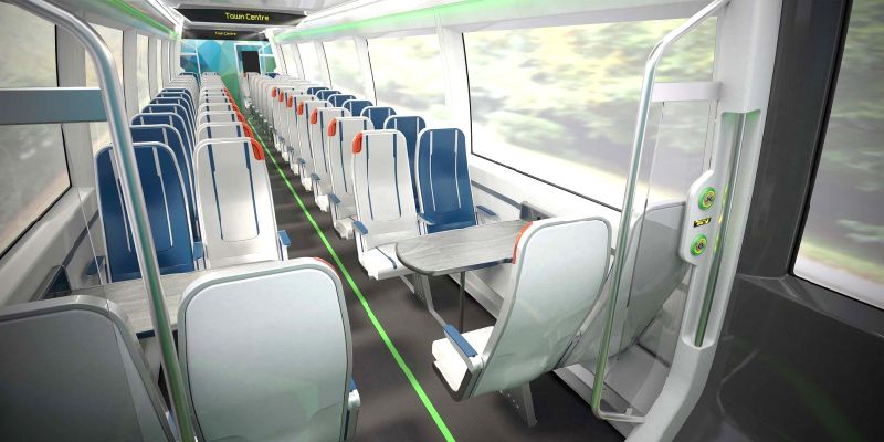 High Quality Railway Passenger Compartment Interior for Railway Subway/Metro