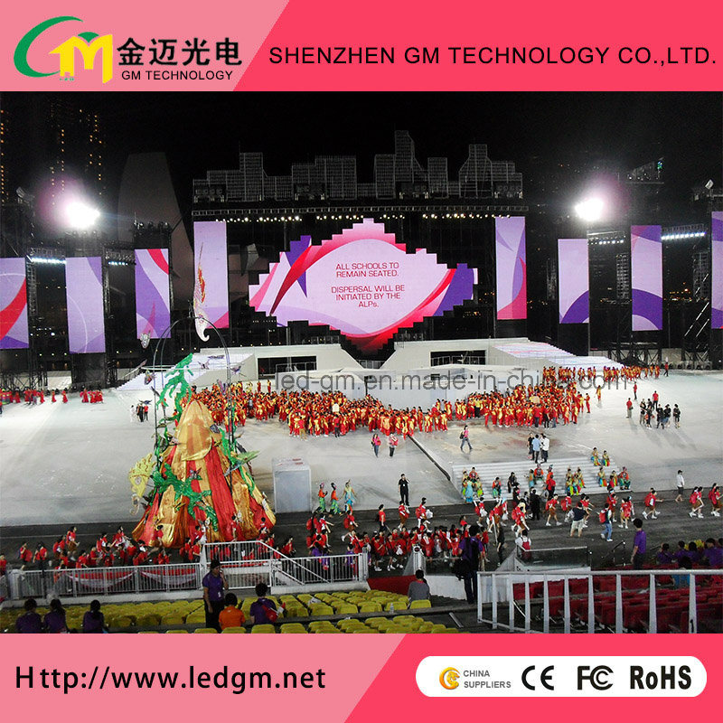 P3.9 Indoor LED Display with 500mmx500mm Rental Aluminum Cabinet